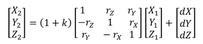 旋轉、縮放、平移公式