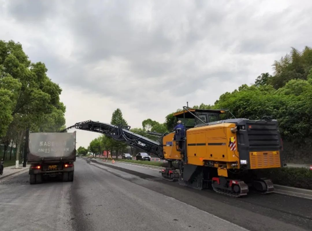 “舊貌換新顏，喜迎亞運會”—— 徠卡3D銑刨應用于舊路改造